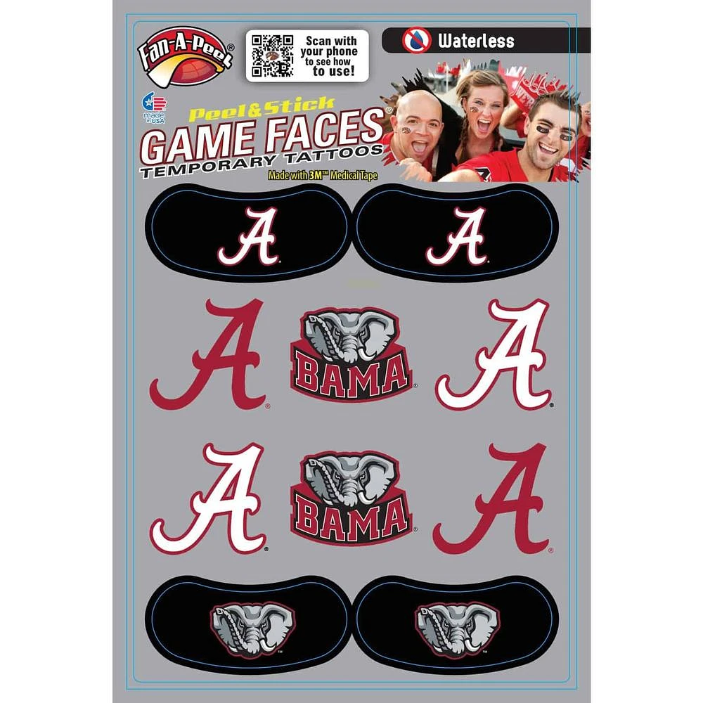 Alabama Combo Pack Waterless Face Tattoos