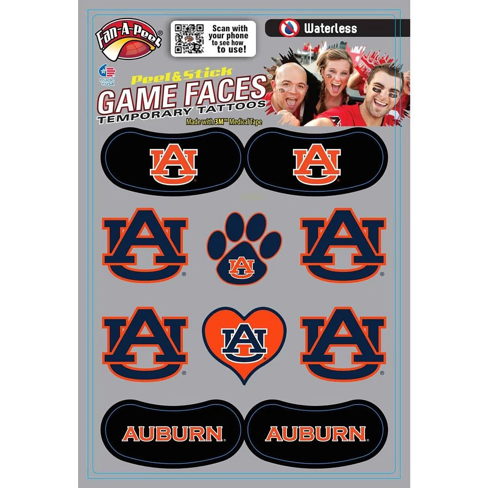 Auburn Combo Pack Waterless Face Tattoos