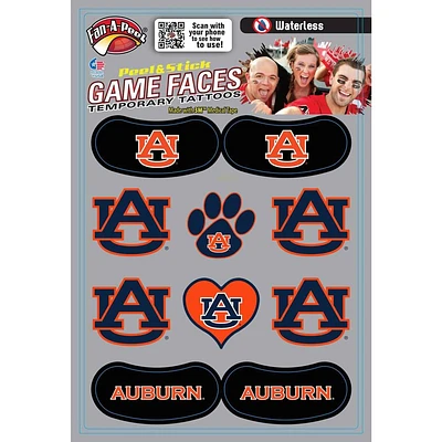 Auburn Combo Pack Waterless Face Tattoos