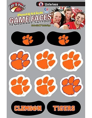 Clemson Combo Pack Waterless Face Tattoos