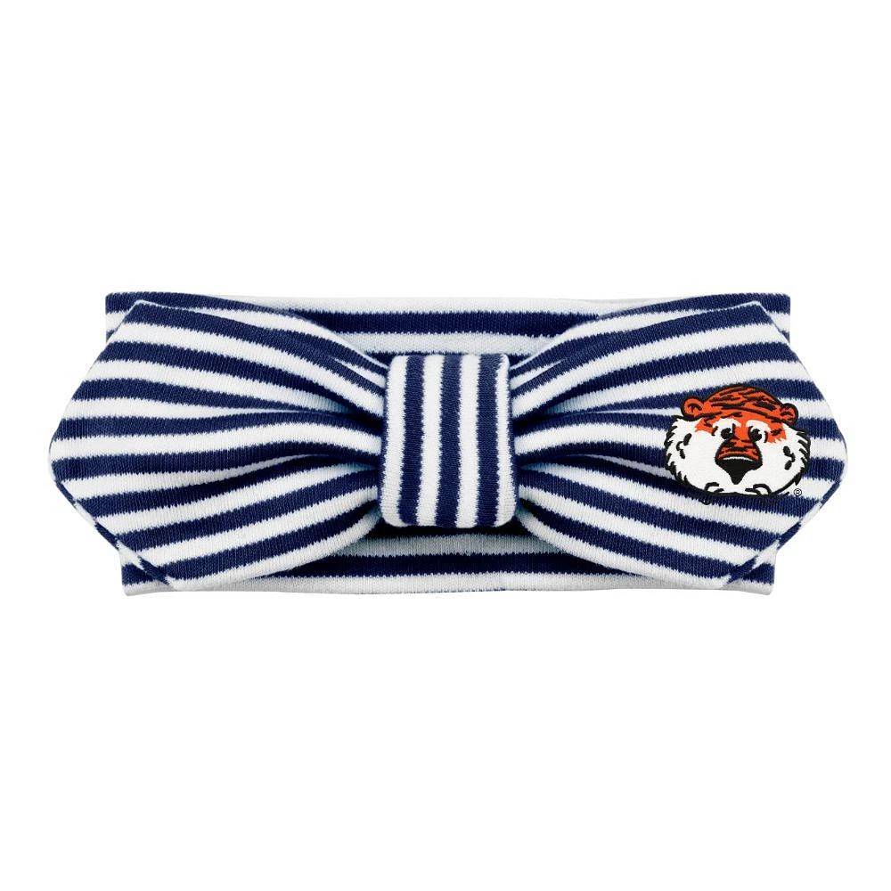 Auburn Infant Striped Knot Headband