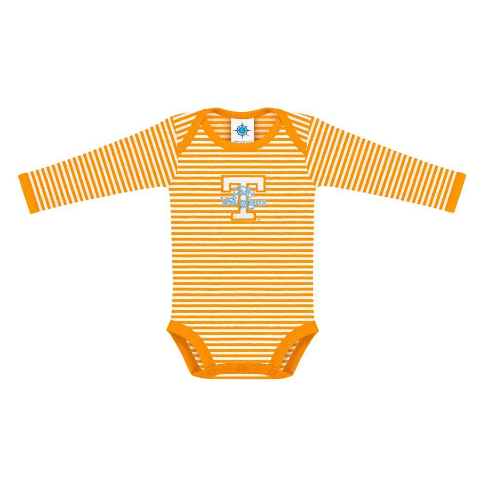 Tennessee Lady Vols Infant Striped Long Sleeve Bodysuit