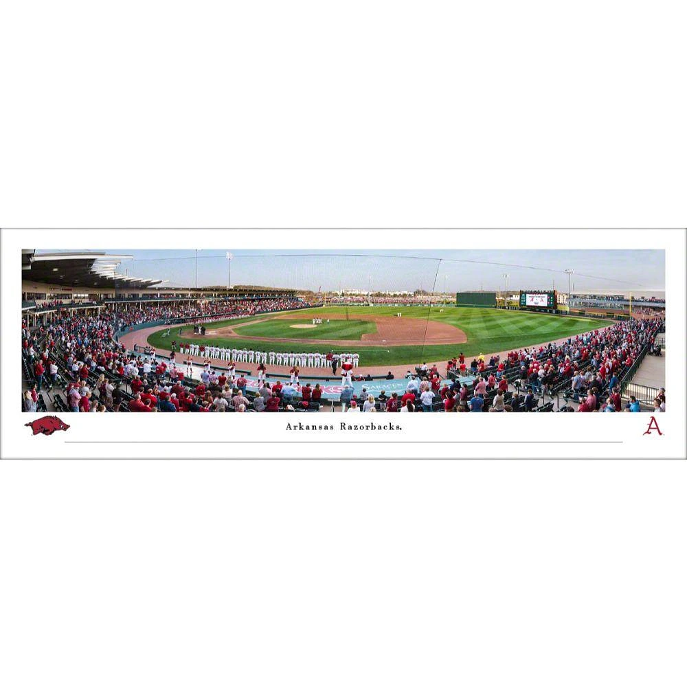 Arkansas Baseball at Baum Walker Stadium Poster (Unframed)