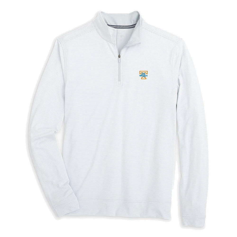 Tennessee Lady Vols Southern Tide Cruiser Micro-Stripe 1/4 Zip Pullover