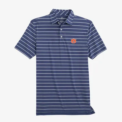 Auburn Southern Tide Desmond Stripe Performance Polo