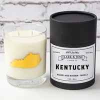 Kentucky 11 Oz Soy Candle - Rocks Glass
