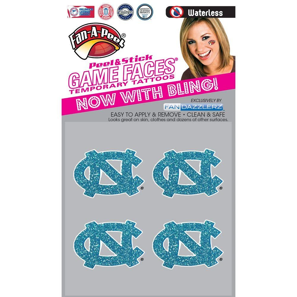 Carolina Glitter Waterless Face Tattoos