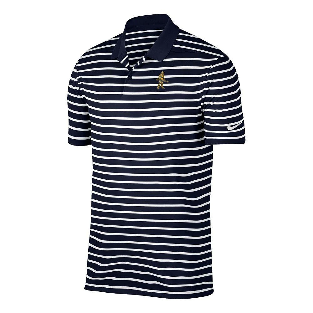 West Virginia Vault Nike Golf Victory Stripe Polo