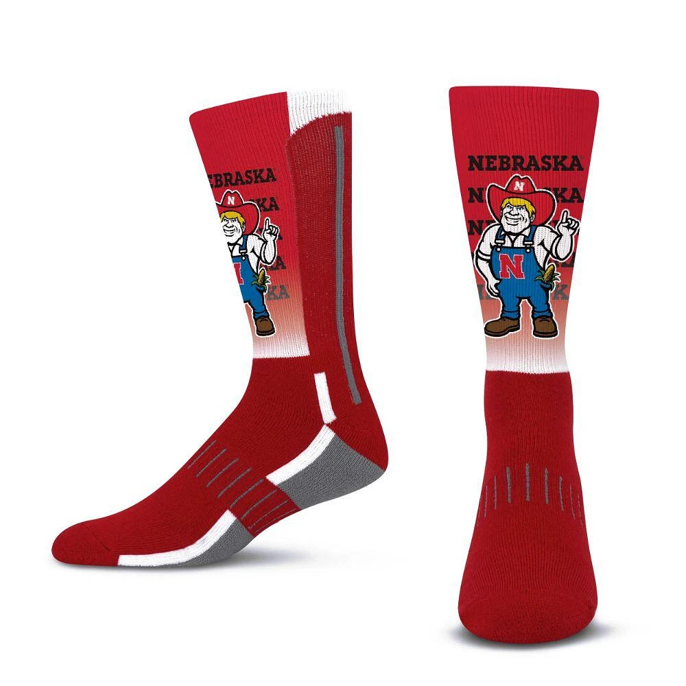 Nebraska New Herbie Logo Socks