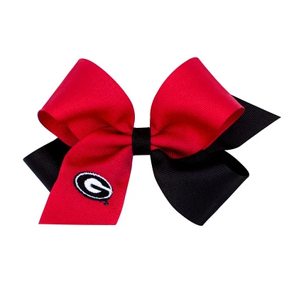 Georgia Wee Ones Medium Two-Tone Grosgrain Hair Bow