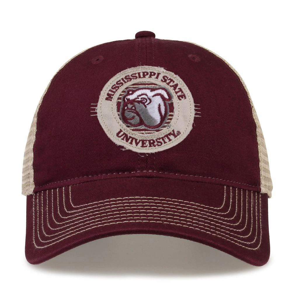 Mississippi State The Game Circle Trucker Adjustable Hat