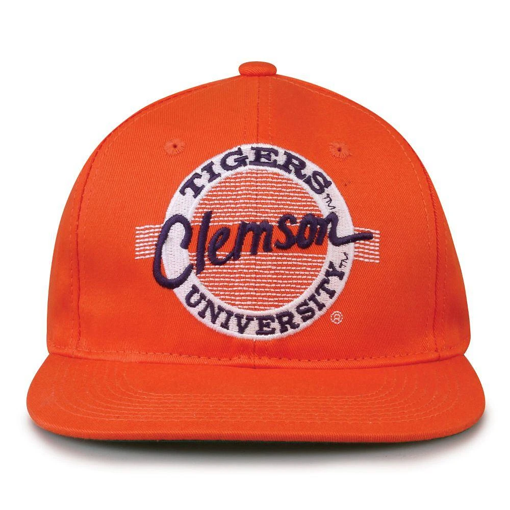 Clemson The Game Retro Circle Adjustable Hat