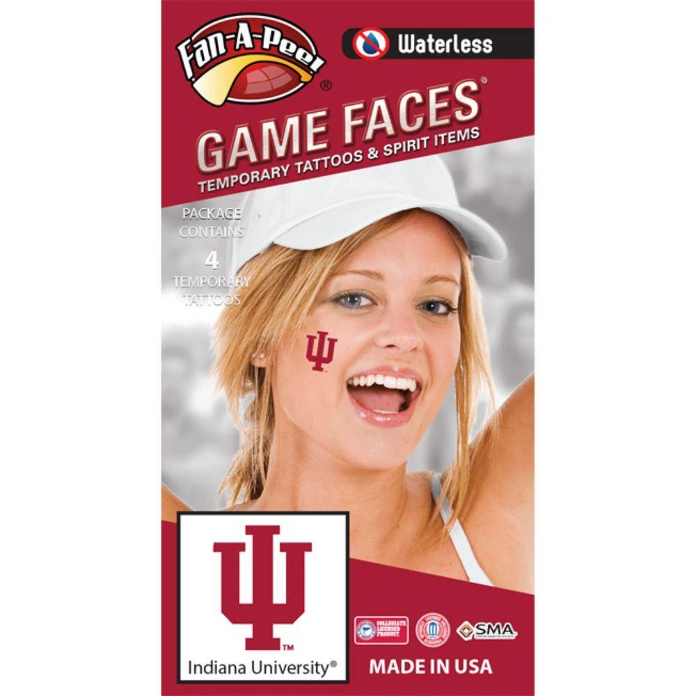 Indiana Waterless Face Tattoos