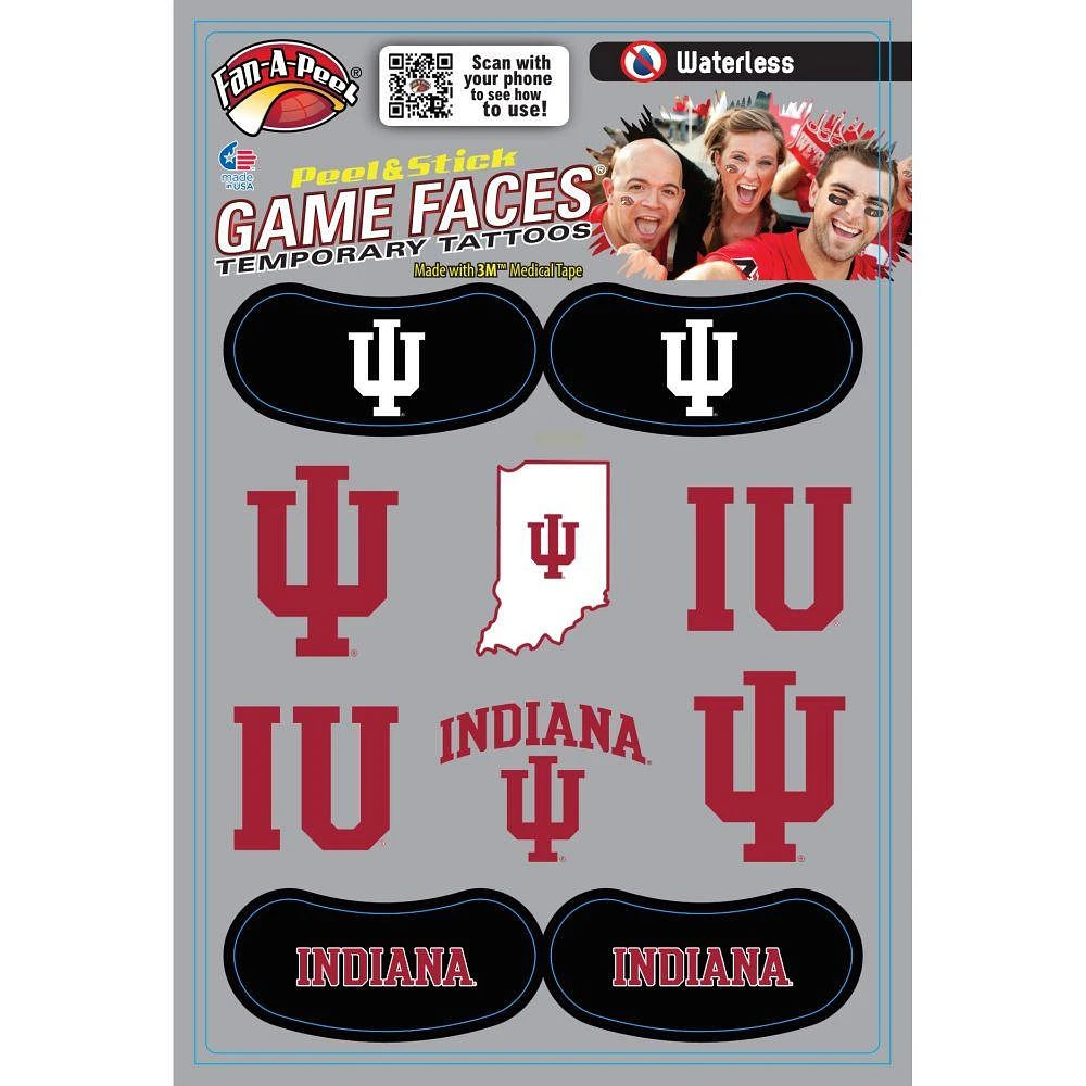 Indiana Combo Pack Waterless Face Tattoos