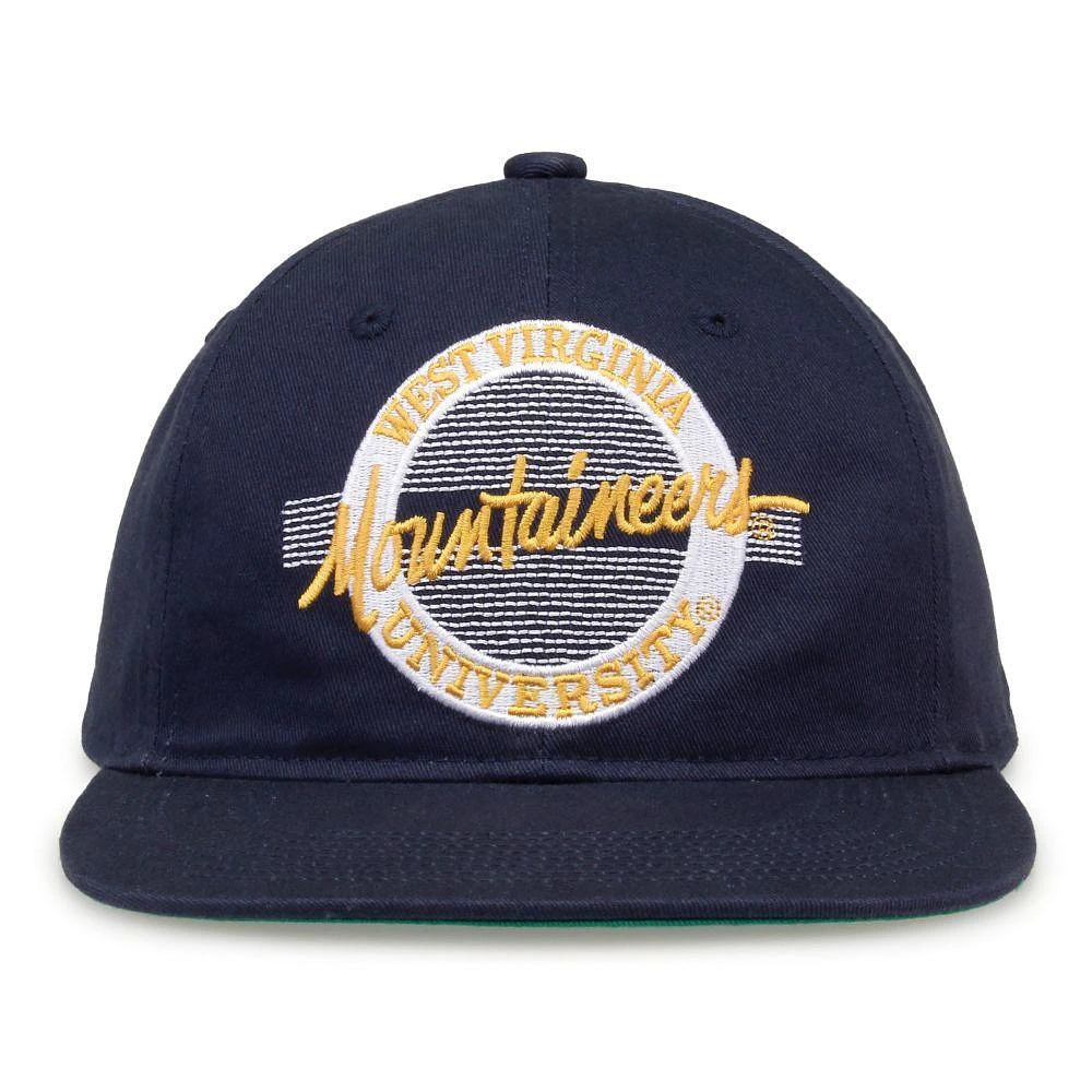 West Virginia The Game Retro Circle Adjustable Hat