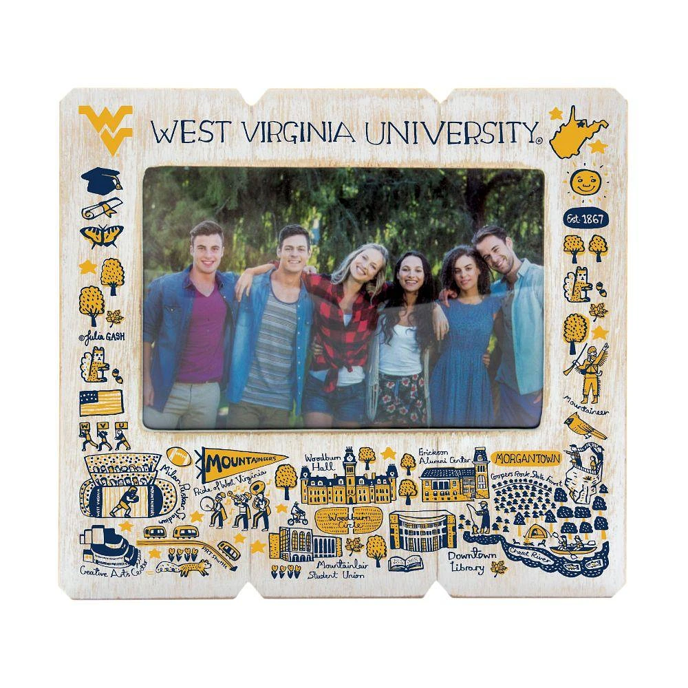 West Virginia Julia Gash 4 X 6 Distressed Frame