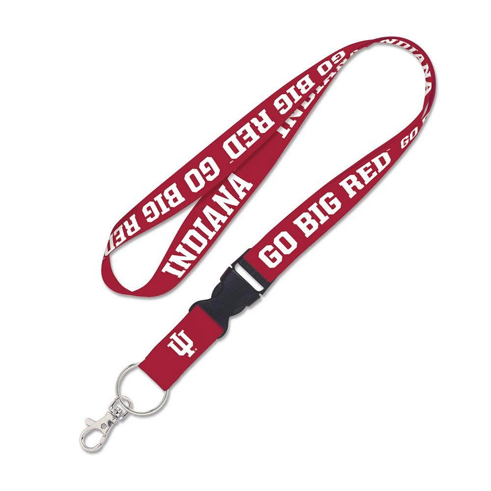 Indiana 1' Breakaway Go Big Red Lanyard