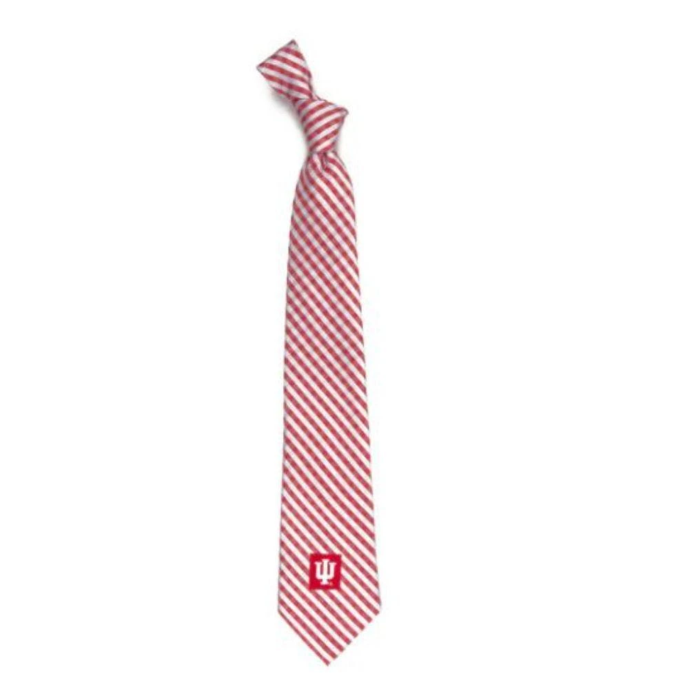 Indiana Eagles Wings Gingham Tie