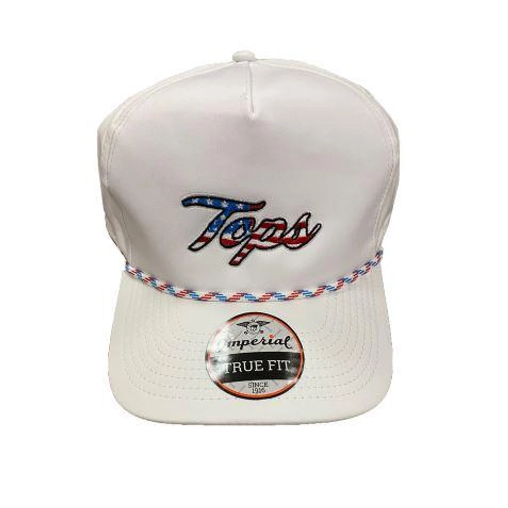 Western Kentucky Tops Imperial Red, White, and Blue Rope Hat