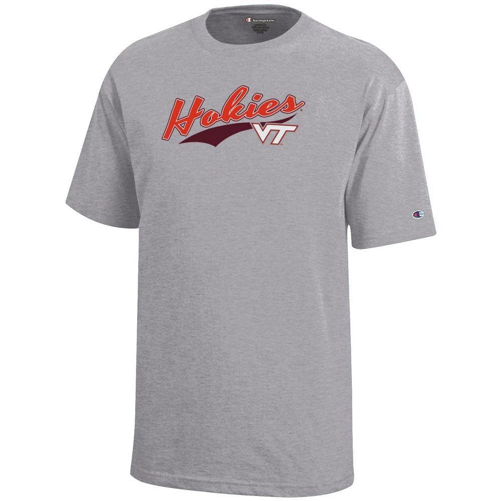Virginia Tech Champion YOUTH Script Mascot Tee