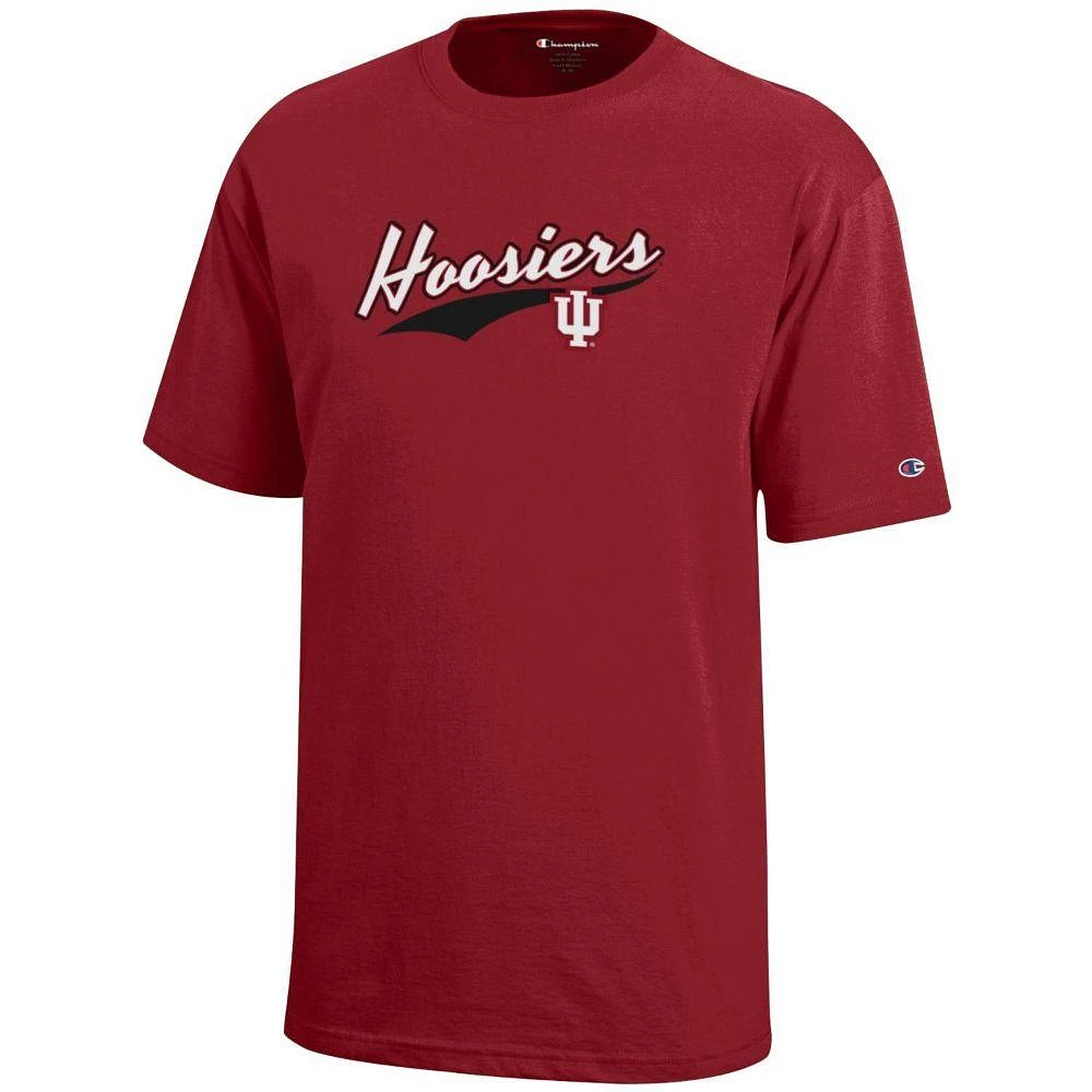 Indiana Champion YOUTH Hoosiers Script/Logo Tee