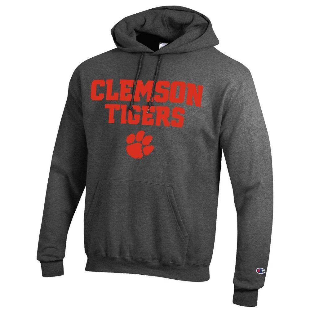 Clemson Champion Straight Stack Hoodie