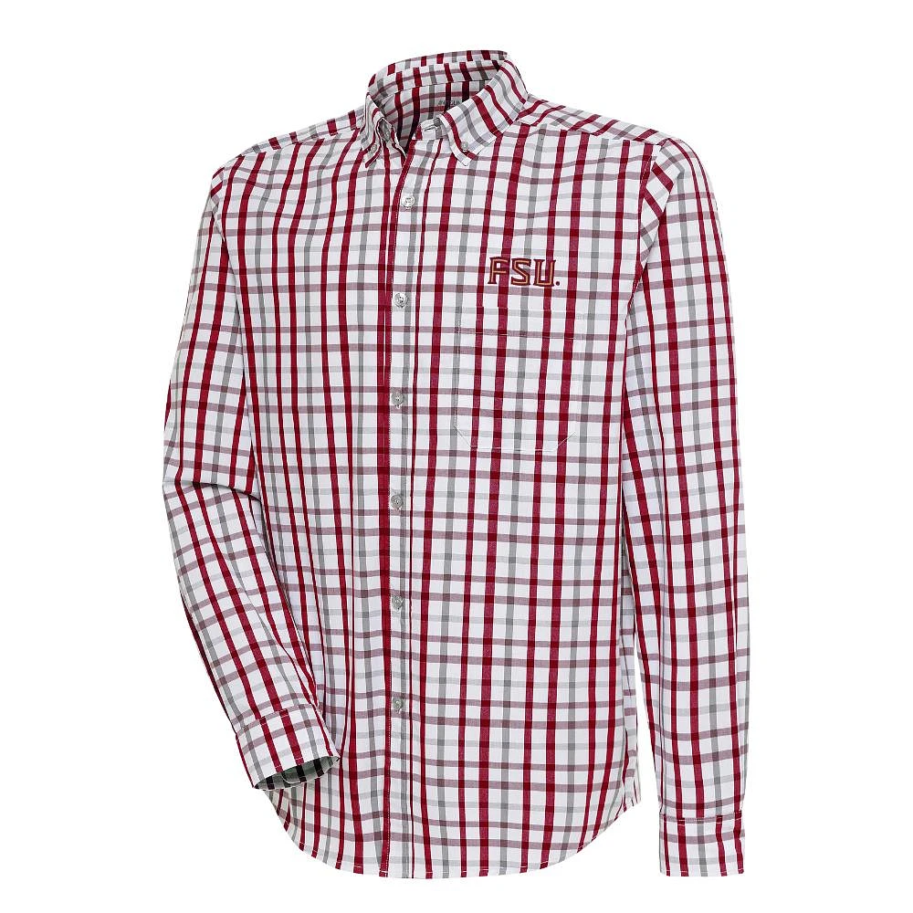 Florida State Antigua Tending Long Sleeve Woven Shirt