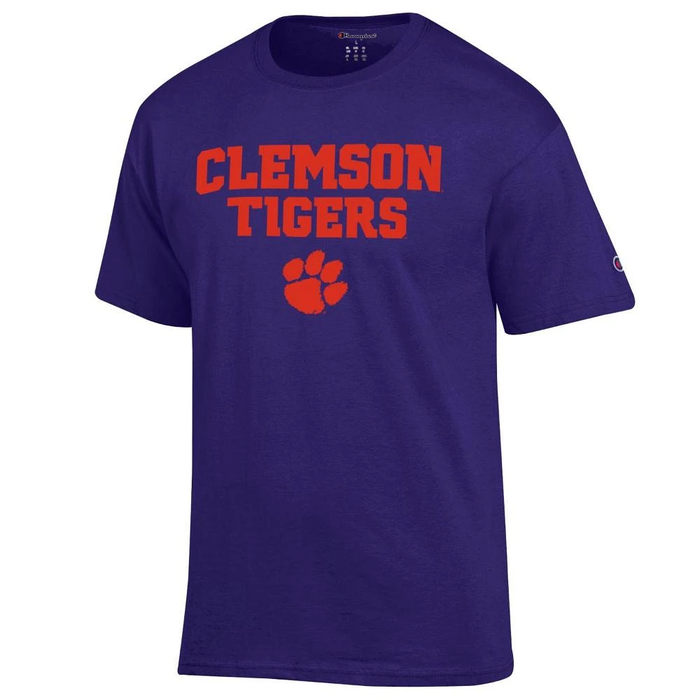 Clemson Champion Straight Stack Tee