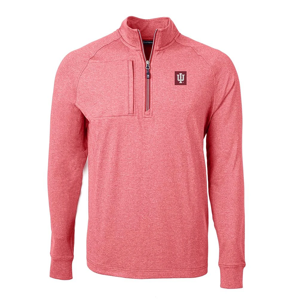Indiana Cutter & Buck Eco Knit Heather 1/4 Zip Pullover