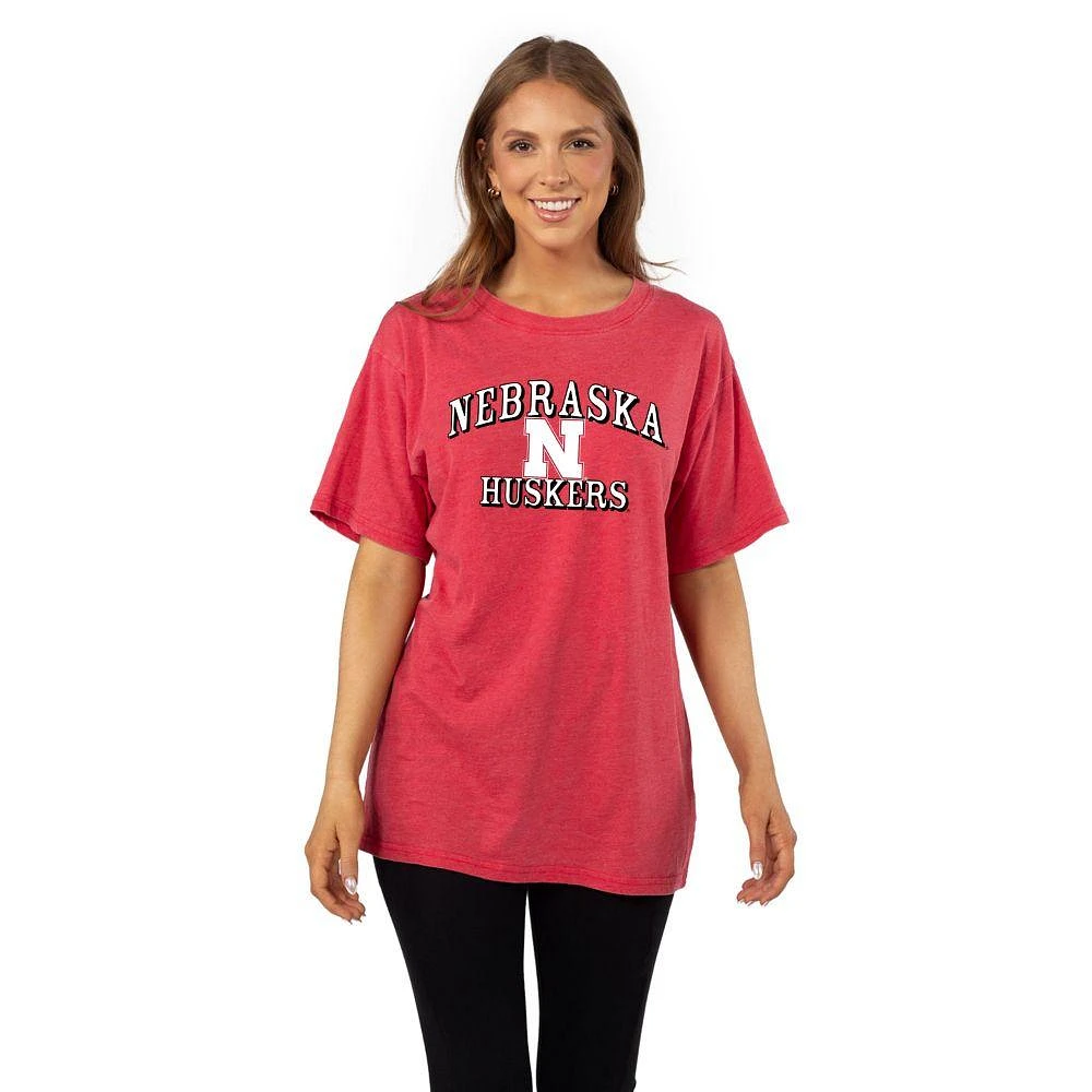 Nebraska XL Logo Arc Effortless Tee