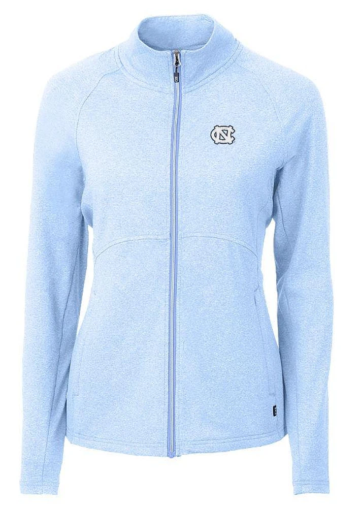UNC Cutter & Buck Women's Adapt Eco Heathered Jacket