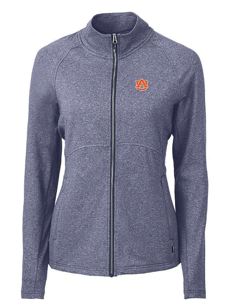 Auburn Cutter & Buck Women's Adapt Eco Heathered Jacket