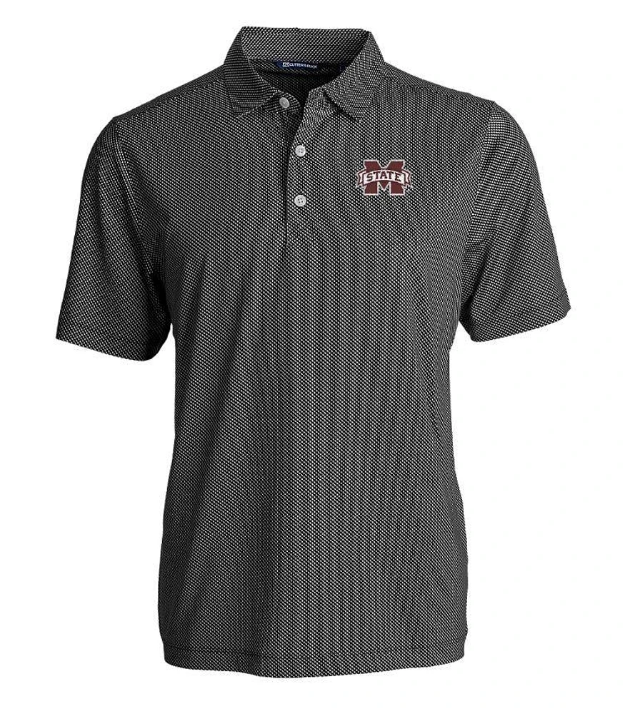 Mississippi State Cutter & Buck Pike Symmetry Print Polo