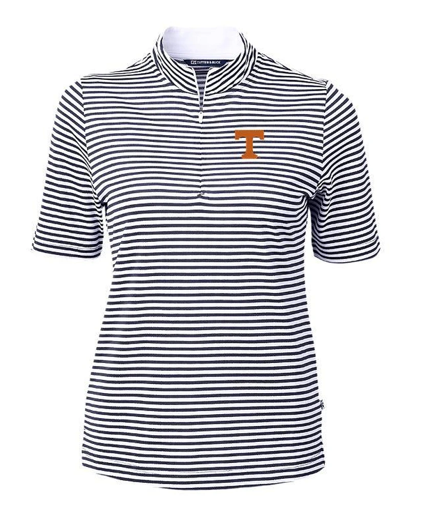 Tennessee Cutter & Buck Women's Eco Pique Stripe Top