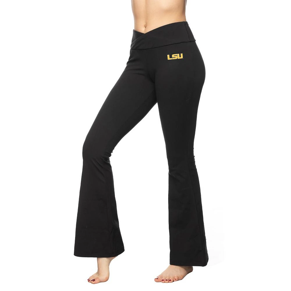 LSU Zoozatz Cross Waist Flare Leggings