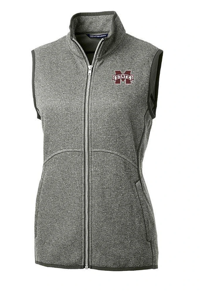Mississippi State Cutter & Buck Women's Mainsail Sweater Knit Vest