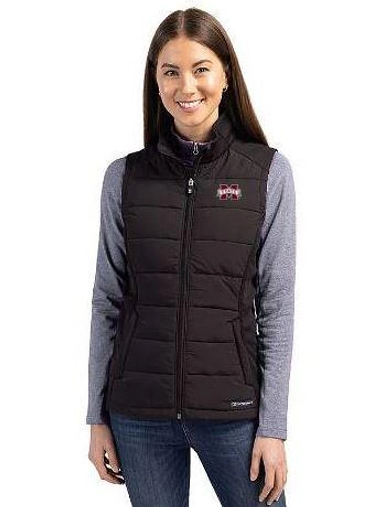 Mississippi State Cutter & Buck Women's Evoke Eco Vest