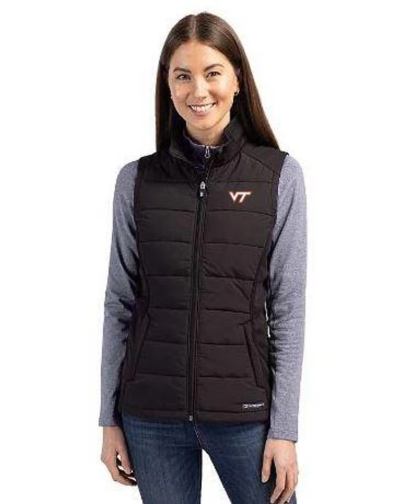 Virginia Tech Cutter & Buck Women's Evoke Eco Vest