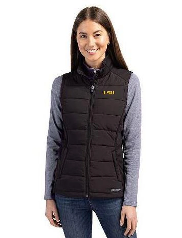 LSU Cutter & Buck Women's Evoke Eco Vest