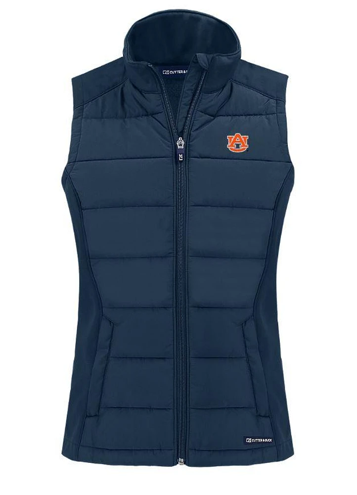 Auburn Cutter & Buck Women's Evoke Eco Vest