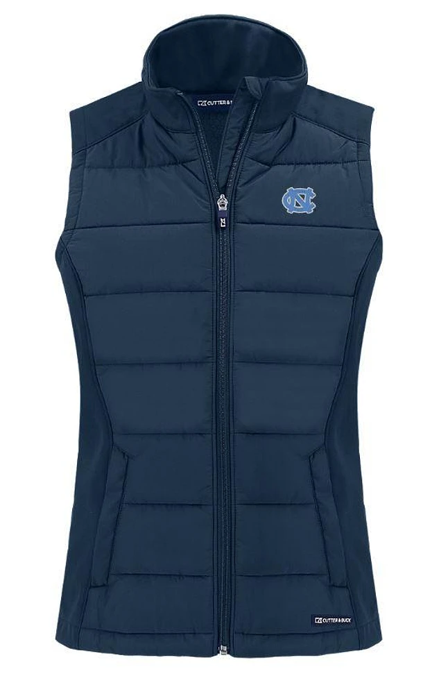 UNC Cutter & Buck Women's Evoke Eco Vest