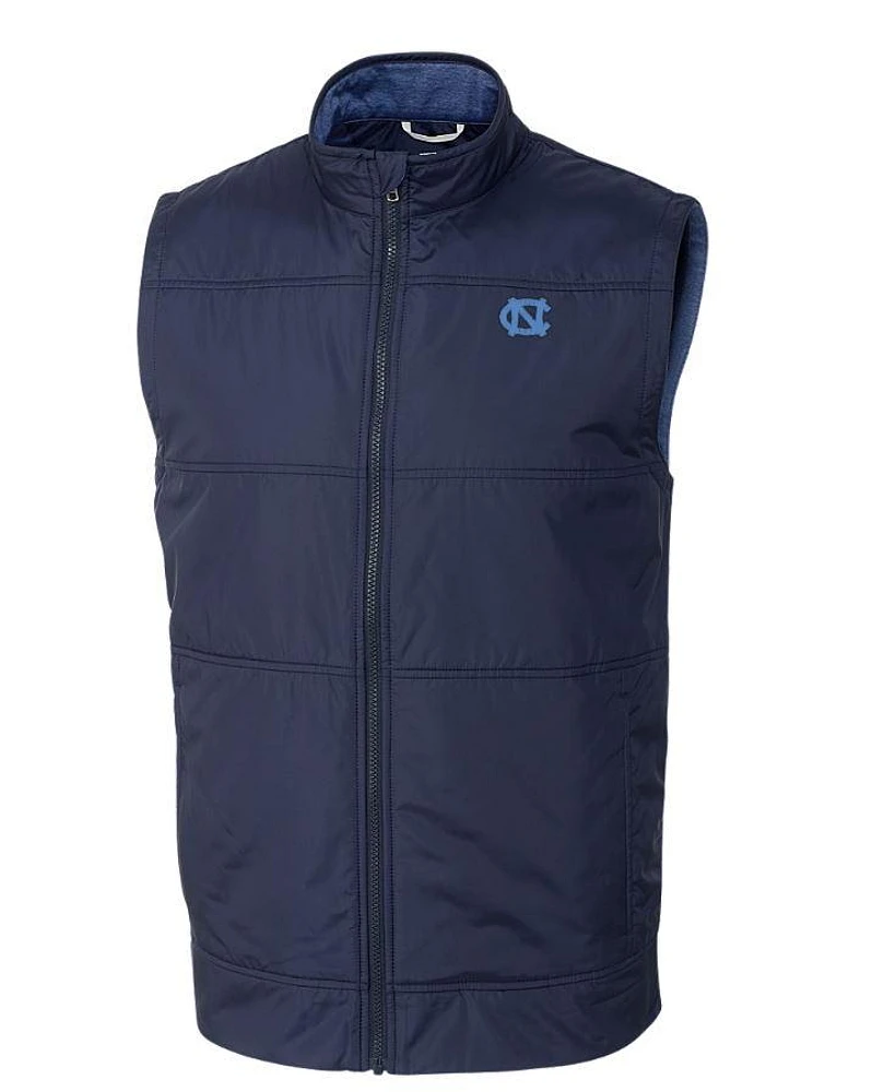 UNC Cutter & Buck Men's Stealth Quilted Vest