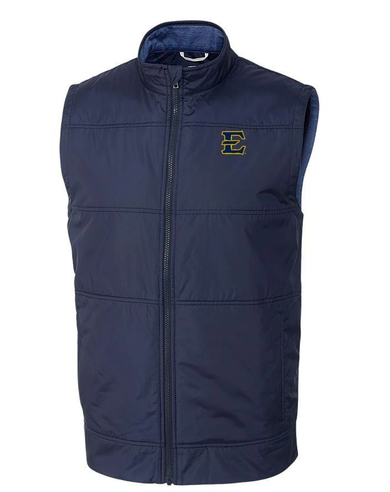 ETSU Cutter & Buck Men's Stealth Quilted Vest