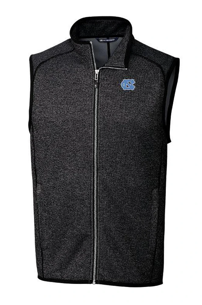 UNC Cutter & Buck Men's Mainsail Sweater Knit Vest