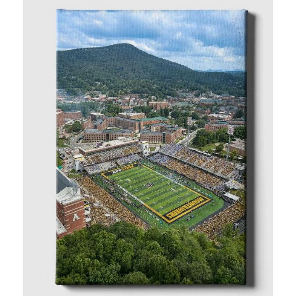 App State 24 x 16 Kidd Brewer Stadium Arial Canvas