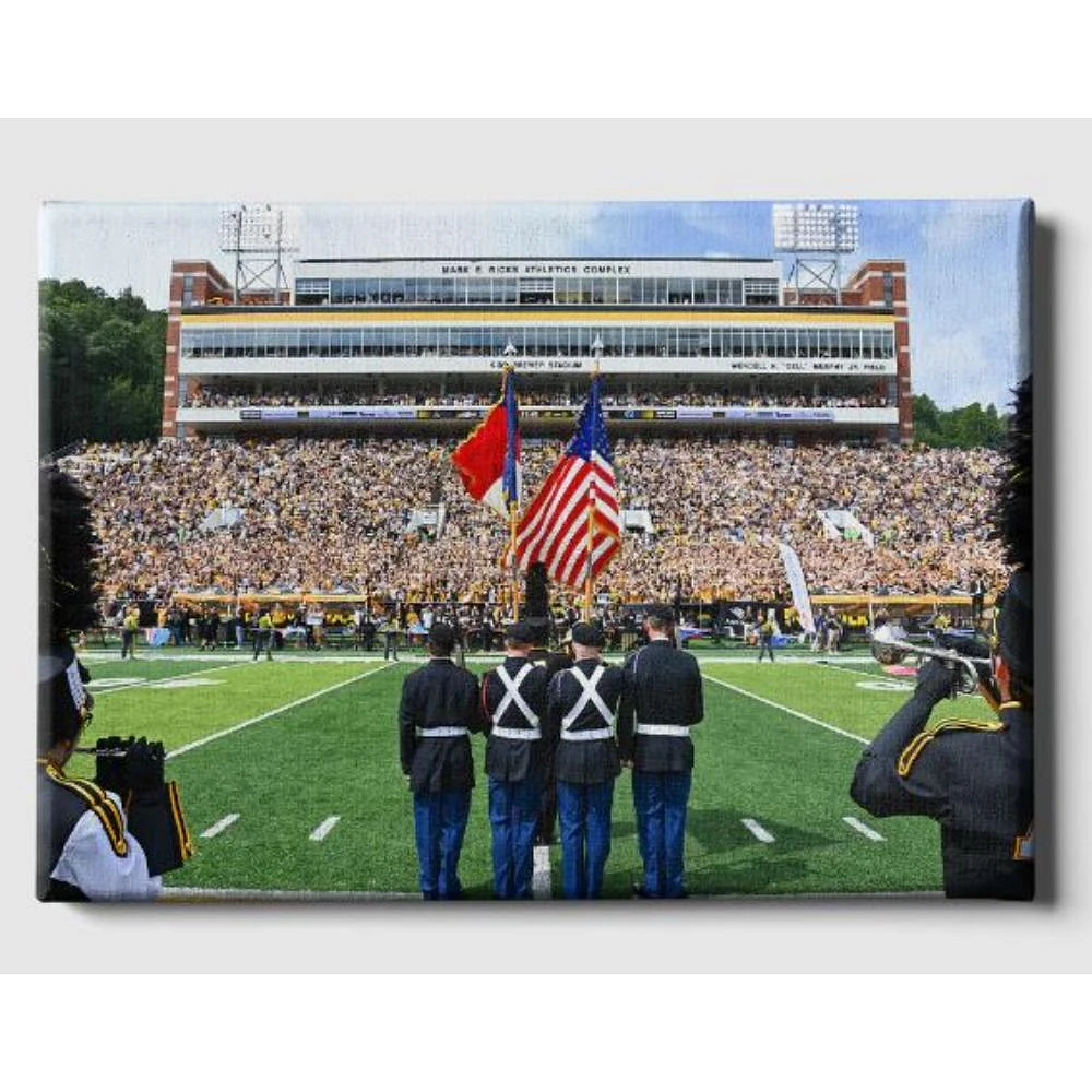 App State 24 x 16 National Anthem Canvas