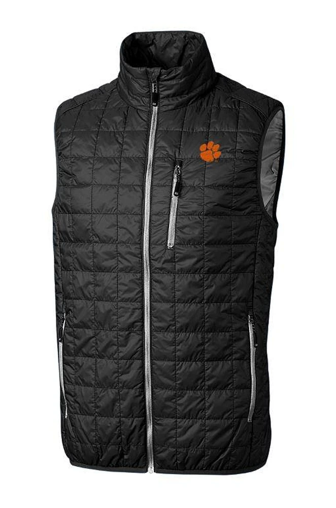 Clemson Cutter & Buck Rainier Eco Insulated Puffer Vest