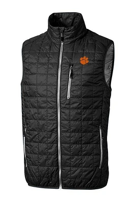 Clemson Cutter & Buck Rainier Eco Insulated Puffer Vest