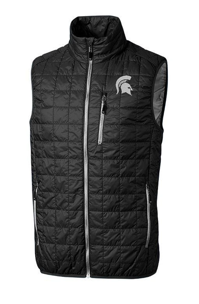 Michigan State Cutter & Buck Rainier Eco Insulated Puffer Vest