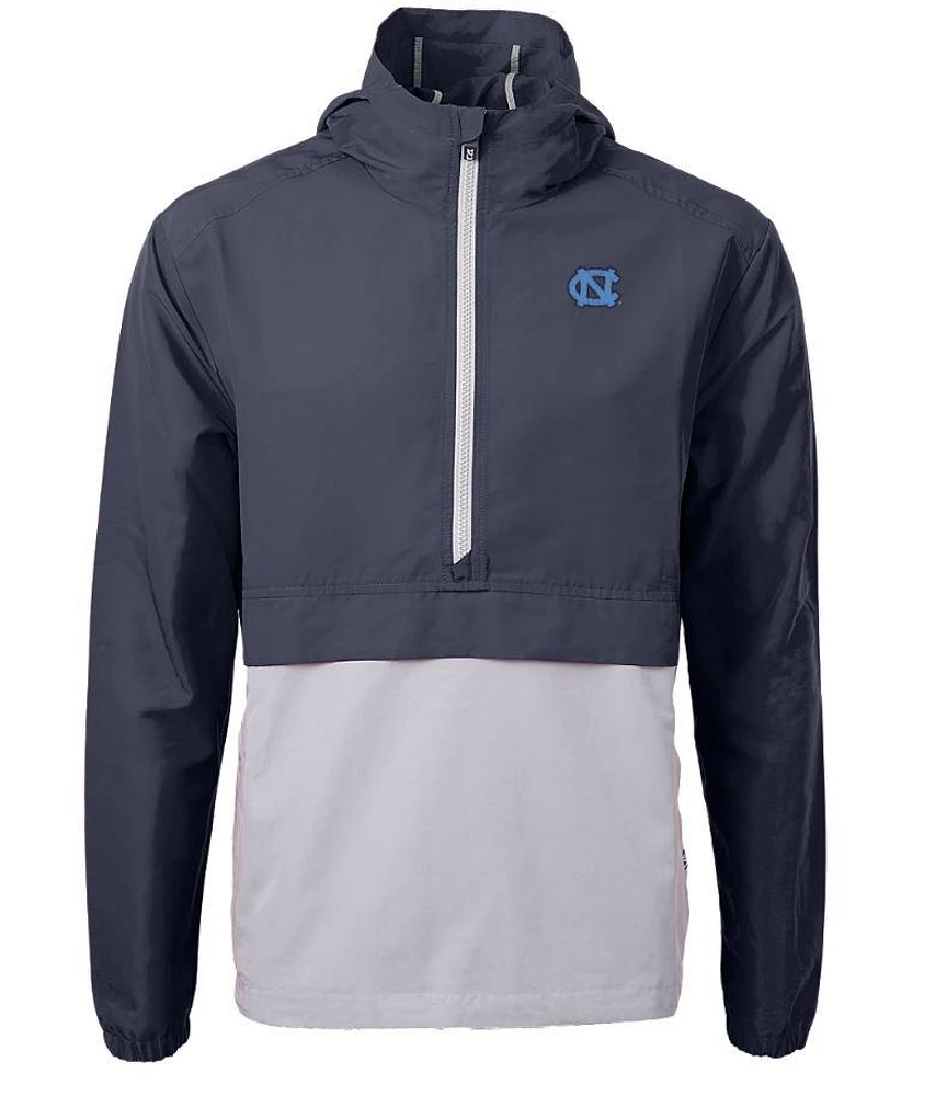 UNC Cutter & Buck Men's Charter Eco Anorak Pullover